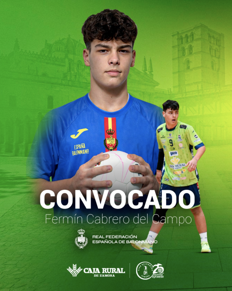 Fermín Cabrero, canterano del Balonmano Zamora con España