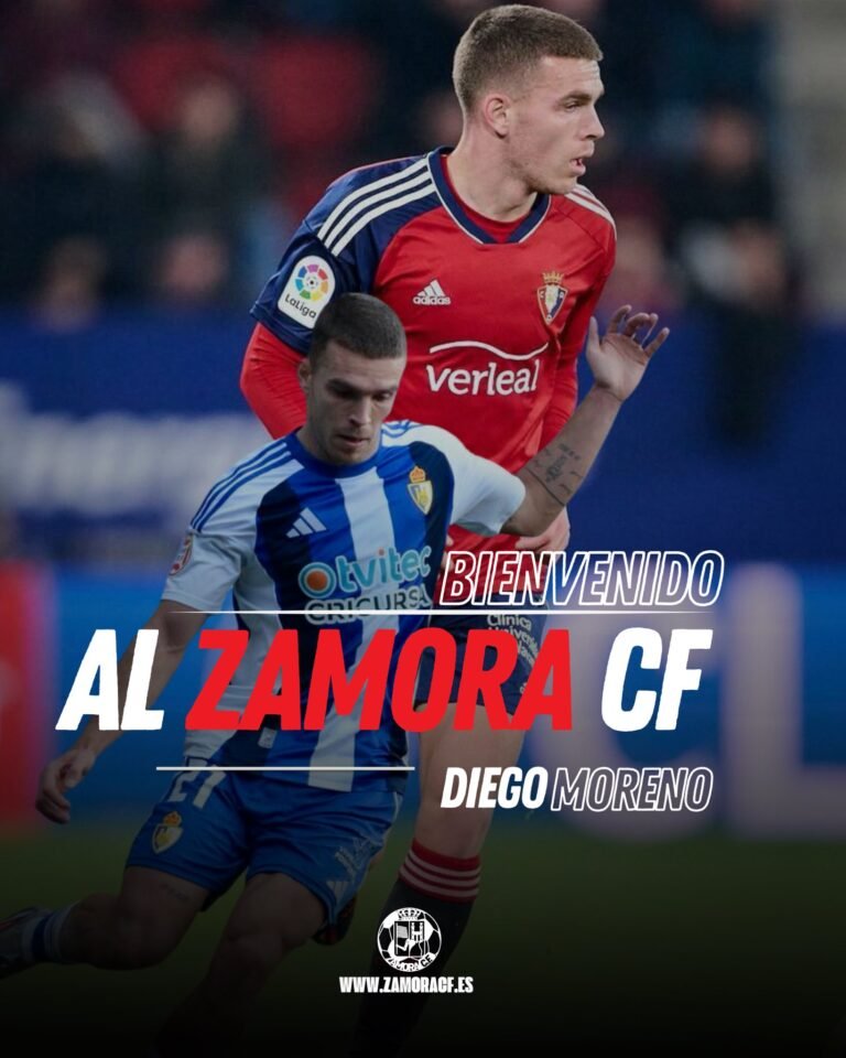 Diego Moreno, nuevo jugador del Zamora CF