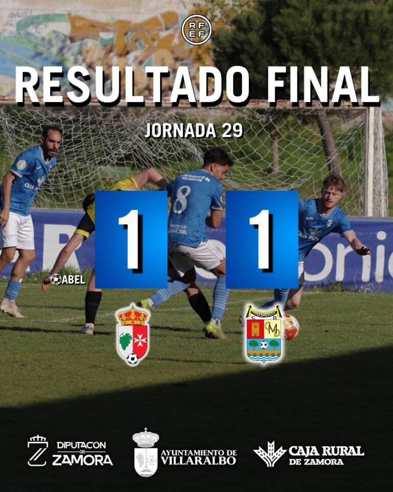 C.D. Villaralbo se reparte los puntos