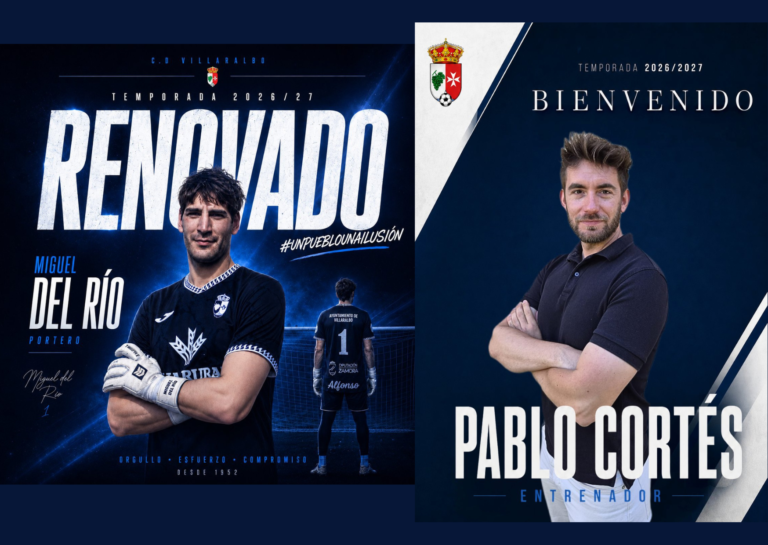 Pablo Cortés y Miguel del Río primeros pilares del CD Villaralbo