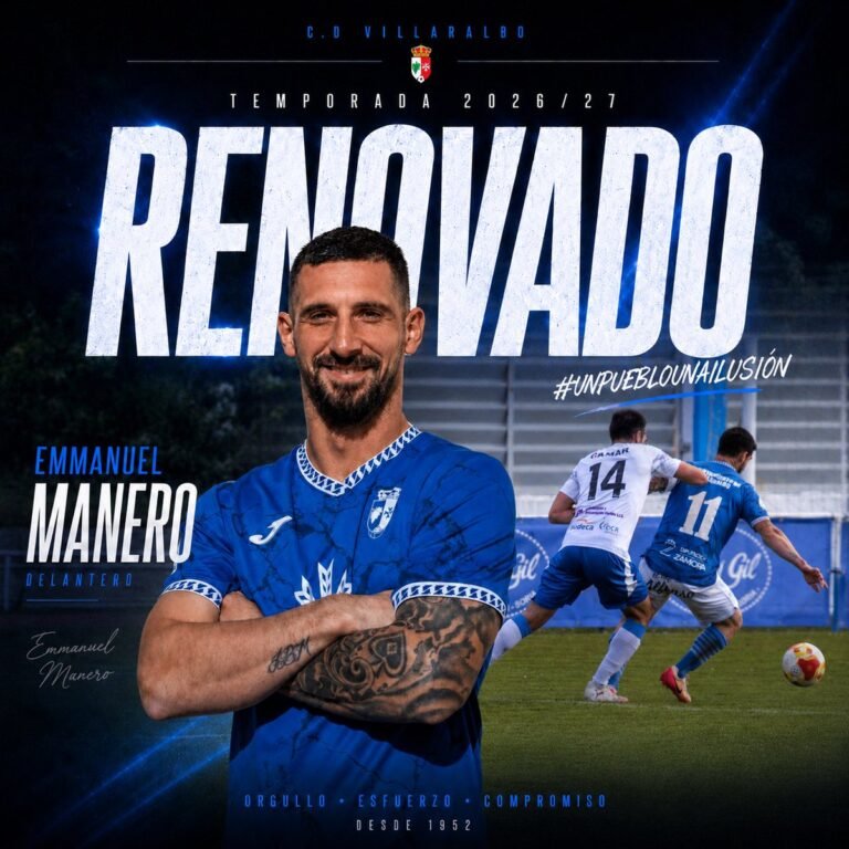 Nueva renovación del CD Villaralbo, Emmanuel Manero