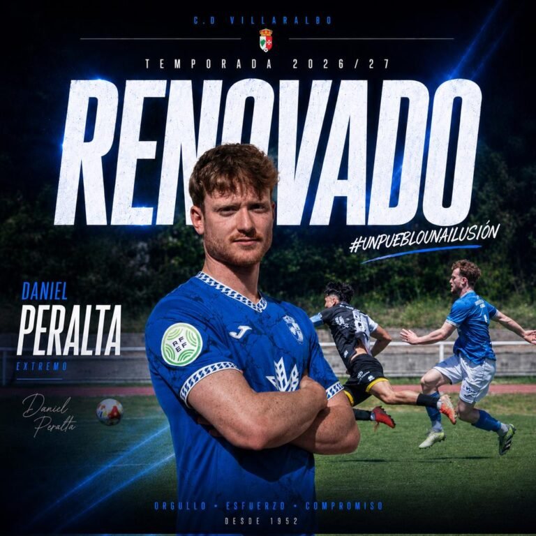 CD Villaralbo no para, renovación de Daniel Peralta