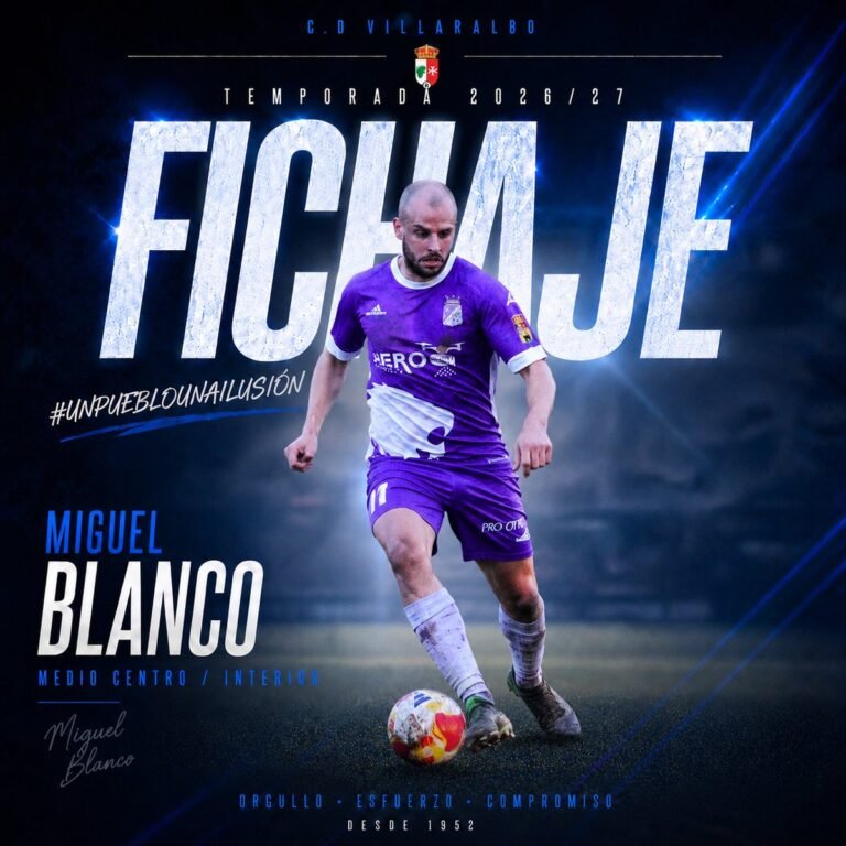 Miguel Blanco nuevo fichaje del CD Villaralbo