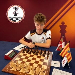 Diego Campano en el Nacional de Ajedrez