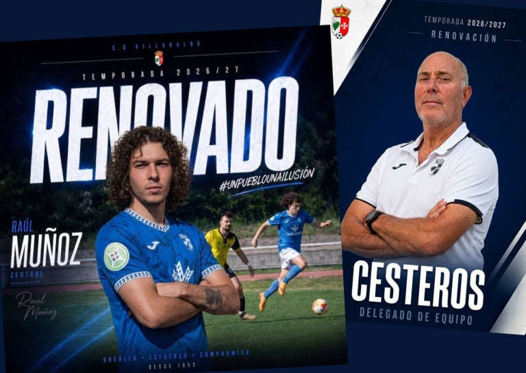 Raúl Muñoz y Cesteros un año más en el CD Villaralbo