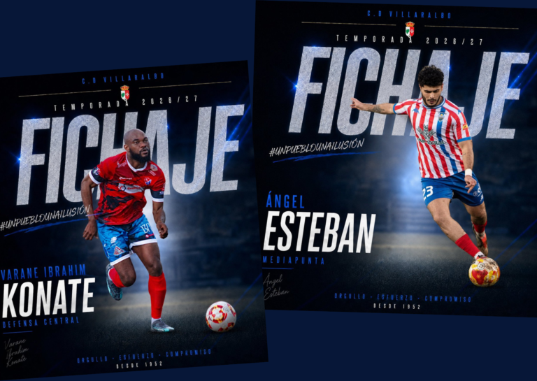 Nuevos refuerzos del CD Villaralbo, Konaté y Ángel Esteban