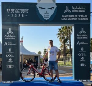 Cristian Aliste bronce en el Campeonato de España de Aquabike