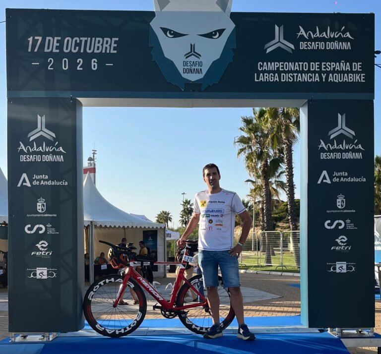 Cristian Aliste bronce en el Campeonato de España de Aquabike